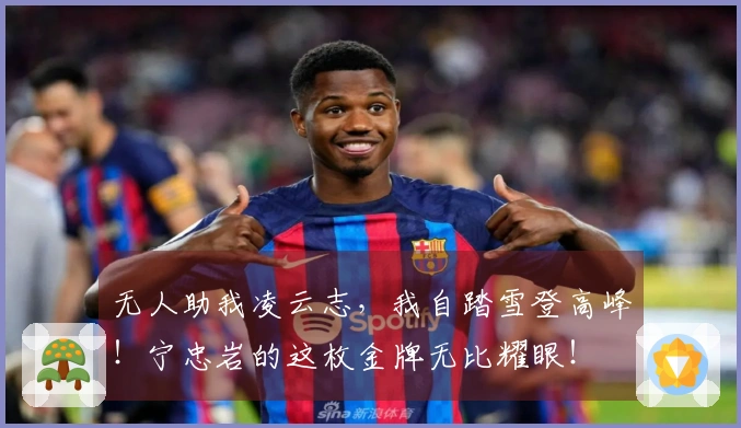 无人助我凌云志，我自踏雪登高峰！宁忠岩的这枚金牌无比耀眼！